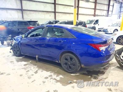 Drugie zdjęcie samochodu z przodu: 2022 HYUNDAI ELANTRA BLUE VIN:KMHLM4AJ0NU027792 - miniatura