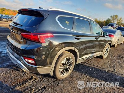 Trzecie zdjęcie samochodu z tyłu: 2019 HYUNDAI SANTA FE LIMITED 2.0T VIN:5NMS5CAA9KH113970 - miniatura