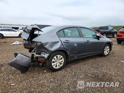 Trzecie zdjęcie samochodu z tyłu: 2012 HONDA CIVIC LX VIN:19XFB2F58CE098824 - miniatura