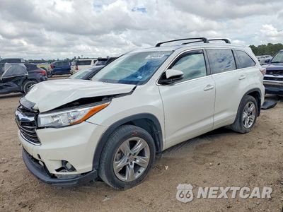 2015 TOYOTA HIGHLANDER LIMITED PLATINUM 5TDDKRFH4FS171062 - główne zdjęcie licytacji z USA - miniatura