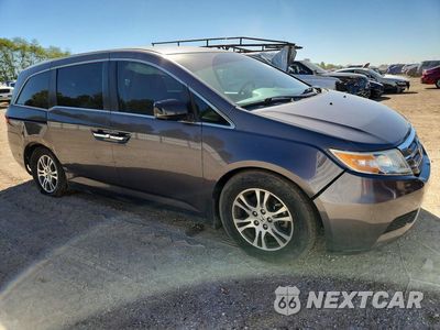Czwarte zdjęcie samochodu z boku: 2013 HONDA ODYSSEY EX VIN:5FNRL5H48DB068587 - miniatura