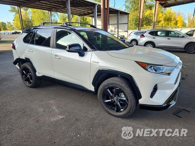 Czwarte zdjęcie samochodu z boku: 2021 TOYOTA RAV4 XSE VIN:4T3E6RFV9MU008353 - miniatura