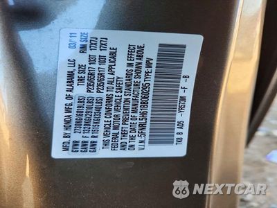 Zdjęcie 14 z 14 samochodu: 2011 HONDA ODYSSEY EXL VIN:5FNRL5H61BB060295 - miniatura