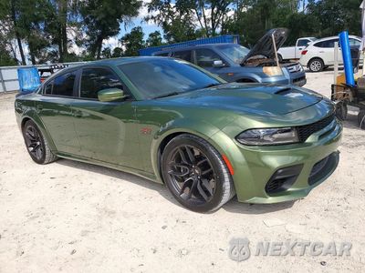 Czwarte zdjęcie samochodu z boku: 2021 DODGE CHARGER SCAT PACK VIN:2C3CDXGJXMH578167 - miniatura