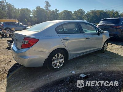 Trzecie zdjęcie samochodu z tyłu: 2012 HONDA CIVIC LX VIN:2HGFB2F52CH572272 - miniatura