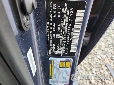 Zdjęcie 12 z 12 samochodu: 2015 KIA OPTIMA EX VIN:5XXGN4A74FG370958 - miniatura