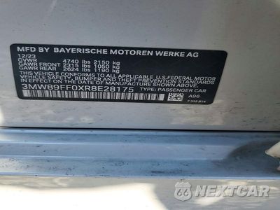 Zdjęcie 12 z 12 samochodu: 2024 BMW 330XI VIN:3MW89FF0XR8E28175 - miniatura