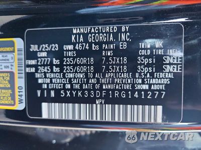 Zdjęcie 13 z 13 samochodu: 2024 KIA SPORTAGE EX VIN:5XYK33DF1RG141277 - miniatura