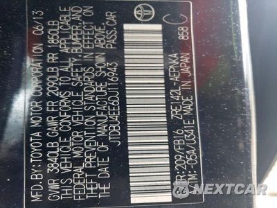 Zdjęcie 12 z 12 samochodu: 2013 TOYOTA COROLLA LE VIN:JTDBU4EE6DJ116943 - miniatura