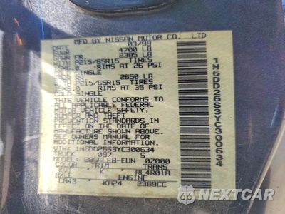 Zdjęcie 12 z 12 samochodu: 2000 NISSAN FRONTIER XE VIN:1N6DD26S3YC300634 - miniatura