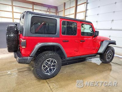 Trzecie zdjęcie samochodu z tyłu: 2026 JEEP WRANGLER RUBICON VIN:1C4PJXFN9TW194651 - miniatura