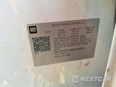 Zdjęcie 13 z 14 samochodu: 2022 CHEVROLET MALIBU LT VIN:1G1ZD5ST2NF125725 - miniatura