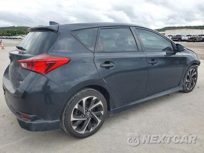 Trzecie zdjęcie samochodu z tyłu: 2017 TOYOTA COROLLA IM BASE VIN:JTNKARJE0HJ541507 - miniatura