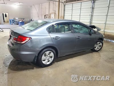 Trzecie zdjęcie samochodu z tyłu: 2013 HONDA CIVIC LX VIN:2HGFB2F56DH300700 - miniatura
