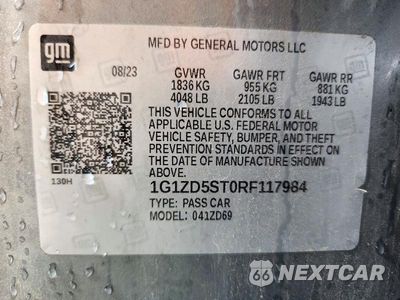 Zdjęcie 12 z 12 samochodu: 2024 CHEVROLET MALIBU LT VIN:1G1ZD5ST0RF117984 - miniatura