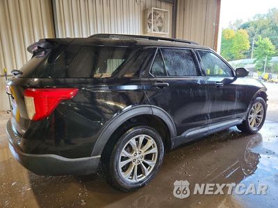 Trzecie zdjęcie samochodu z tyłu: 2020 FORD EXPLORER XLT VIN:1FMSK8DH5LGC55543 - miniatura