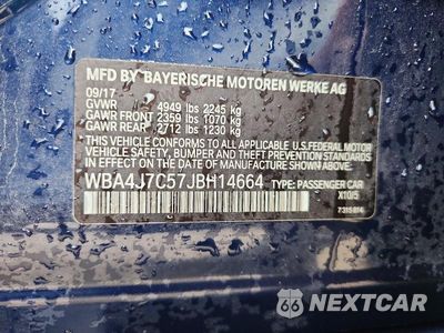 Zdjęcie 12 z 12 samochodu: 2018 BMW 440XI GRAN COUPE VIN:WBA4J7C57JBH14664 - miniatura