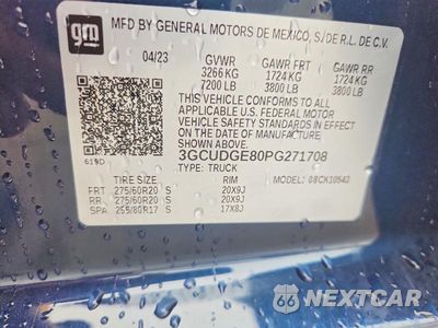 Zdjęcie 13 z 13 samochodu: 2023 CHEVROLET SILVERADO K1500 LTZ VIN:3GCUDGE80PG271708 - miniatura