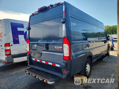 Trzecie zdjęcie samochodu z tyłu: 2021 RAM PROMASTER 3500 DELIVERY VAN VIN:3C6MRVJG6ME536178 - miniatura