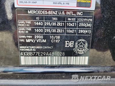 Zdjęcie 13 z 13 samochodu: 2009 MERCEDES-BENZ ML 63 AMG VIN:4JGBB77E29A481028 - miniatura