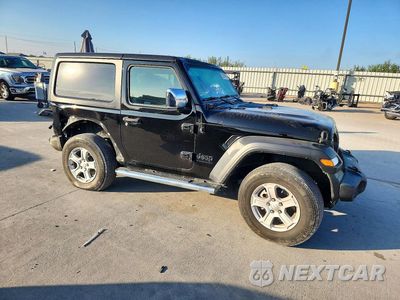 Czwarte zdjęcie samochodu z boku: 2023 JEEP WRANGLER SPORT VIN:1C4HJXAG0PW577865 - miniatura