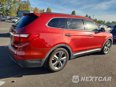 Trzecie zdjęcie samochodu z tyłu: 2014 HYUNDAI SANTA FE GLS VIN:KM8SR4HF0EU048379 - miniatura