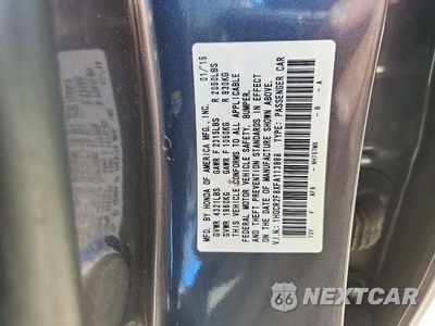 Zdjęcie 12 z 12 samochodu: 2015 HONDA ACCORD EXL VIN:1HGCR2F8XFA113888 - miniatura