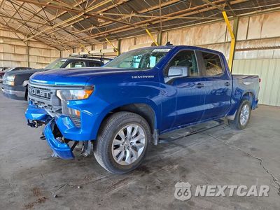 2022 CHEVROLET SILVERADO C1500 CUSTOM 1GCPABEK6NZ527805 - główne zdjęcie licytacji z USA - miniatura