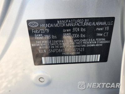 Zdjęcie 13 z 13 samochodu: 2019 HYUNDAI ELANTRA SEL VIN:5NPD84LF1KH472523 - miniatura