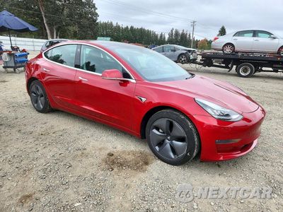 Czwarte zdjęcie samochodu z boku: 2019 TESLA MODEL 3 VIN:5YJ3E1EB7KF452367 - miniatura