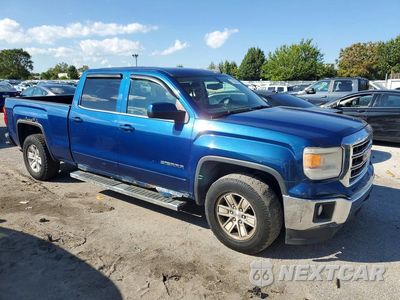 Czwarte zdjęcie samochodu z boku: 2015 GMC SIERRA K1500 SLE VIN:3GTU2UEH9FG260743 - miniatura