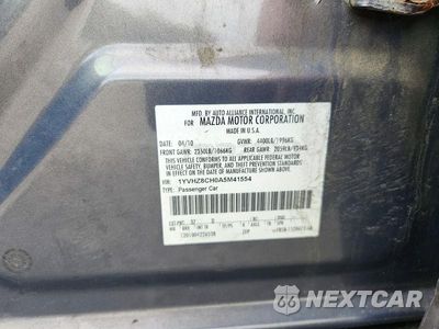 Zdjęcie 12 z 12 samochodu: 2010 MAZDA 6 I VIN:1YVHZ8CH0A5M41554 - miniatura