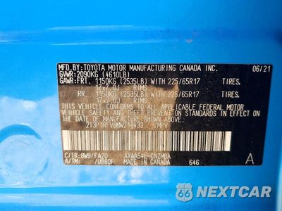 Zdjęcie 13 z 13 samochodu: 2021 TOYOTA RAV4 XLE VIN:2T3P1RFV8MW214433 - miniatura