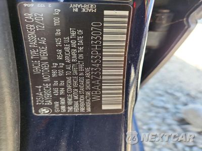 Zdjęcie 12 z 12 samochodu: 2003 BMW 325 I VIN:WBAAZ33453PH33070 - miniatura