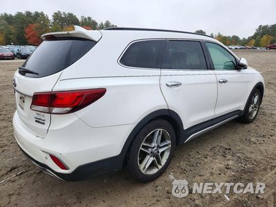 Trzecie zdjęcie samochodu z tyłu: 2017 HYUNDAI SANTA FE LIMITED ULTIMATE VIN:KM8SRDHF6HU181524 - miniatura