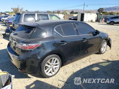 Trzecie zdjęcie samochodu z tyłu: 2012 LEXUS CT 200 VIN:JTHKD5BH5C2099712 - miniatura