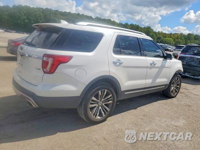 Trzecie zdjęcie samochodu z tyłu: 2017 FORD EXPLORER PLATINUM VIN:1FM5K8HT7HGB31292 - miniatura