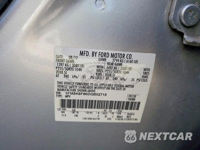 Zdjęcie 13 z 13 samochodu: 2013 FORD EXPLORER LIMITED VIN:1FM5K8F86DGB02715 - miniatura
