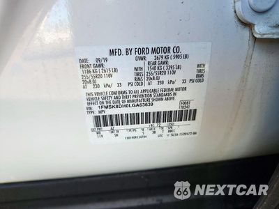 Zdjęcie 14 z 14 samochodu: 2020 FORD EXPLORER XLT VIN:1FMSK8DH0LGA63639 - miniatura
