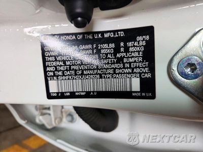 Zdjęcie 12 z 12 samochodu: 2018 HONDA CIVIC LX VIN:SHHFK7H2XJU428226 - miniatura