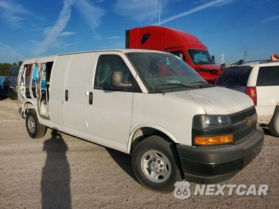Czwarte zdjęcie samochodu z boku: 2025 CHEVROLET EXPRESS 2500 CARGO DELIVERY VAN VIN:1GCWGBFPXS1278049 - miniatura