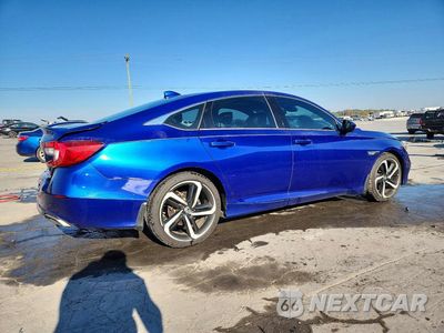 Trzecie zdjęcie samochodu z tyłu: 2019 HONDA ACCORD SPORT VIN:1HGCV2F38KA029434 - miniatura