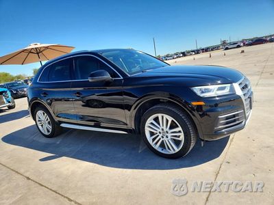 Czwarte zdjęcie samochodu z boku: 2018 AUDI Q5 PREMIUM PLUS VIN:WA1BNAFY8J2089636 - miniatura