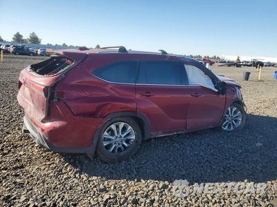 Trzecie zdjęcie samochodu z tyłu: 2022 TOYOTA HIGHLANDER LIMITED VIN:5TDDZRBH5NS570840 - miniatura