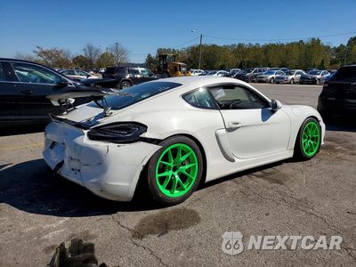 Trzecie zdjęcie samochodu z tyłu: 2016 PORSCHE CAYMAN GT4 VIN:WP0ZZZ98ZGK199692 - miniatura