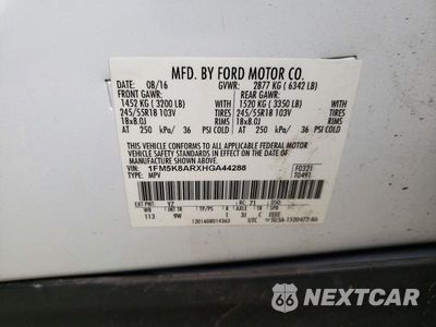 Zdjęcie 12 z 12 samochodu: 2017 FORD EXPLORER POLICE INTERCEPTOR VIN:1FM5K8ARXHGA44288 - miniatura