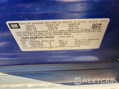 Zdjęcie 13 z 13 samochodu: 2017 CHEVROLET TRAX LS VIN:3GNCJNSB3HL196026 - miniatura