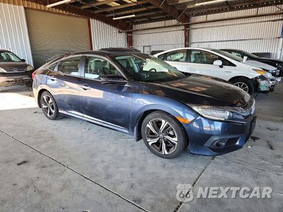 Czwarte zdjęcie samochodu z boku: 2017 HONDA CIVIC TOURING VIN:19XFC1F95HE014377 - miniatura