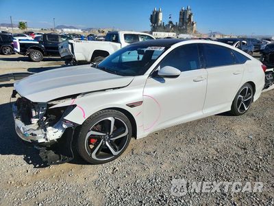 2018 HONDA ACCORD SPORT 1HGCV1F39JA021142 - główne zdjęcie licytacji z USA - miniatura