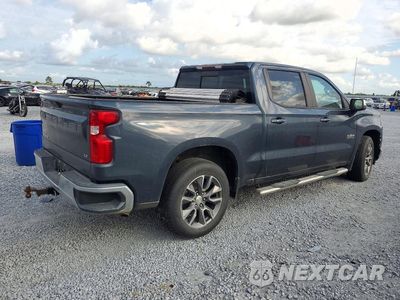 Trzecie zdjęcie samochodu z tyłu: 2019 CHEVROLET SILVERADO C1500 LT VIN:1GCPWCED1KZ165662 - miniatura